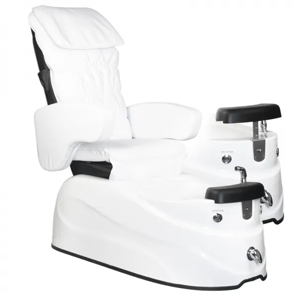 FOTEL PEDICURE SPA AS-122 WHITE Z FUNKCJĄ MASAŻU
