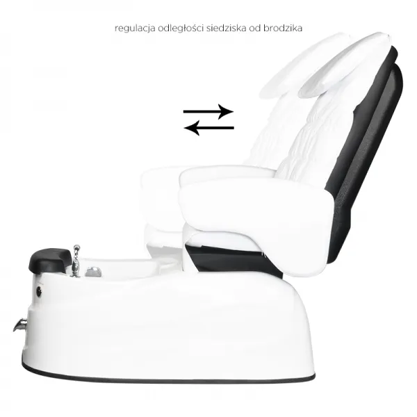 FOTEL PEDICURE SPA AS-122 WHITE Z FUNKCJĄ MASAŻU