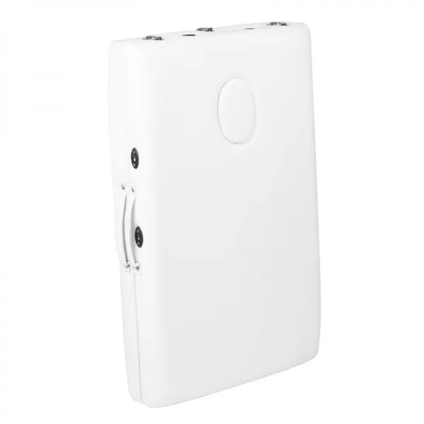STÓŁ SKŁADANY DO MASAŻU ALUMINIOWY KOMFORT 3 SEGMENTOWY WHITE