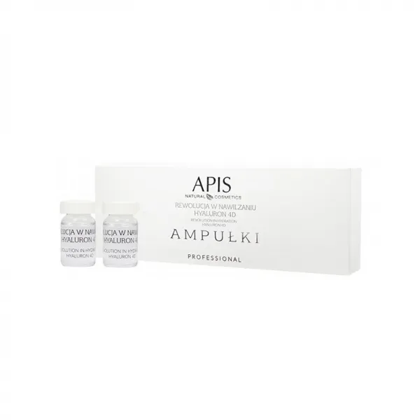 APIS AMPUŁKI Rewolucja w Nawilżaniu Hyaluron 4D 5x5ml