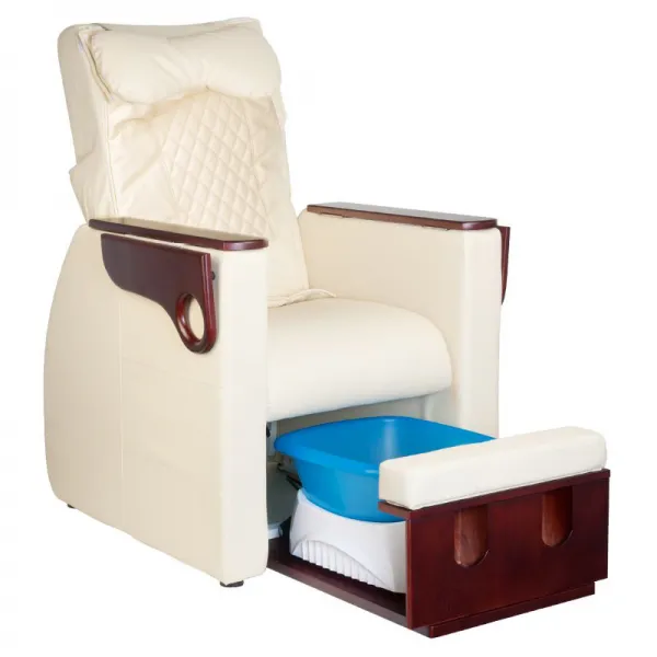 FOTEL SPA DO PEDICURE Z MASAŻEM PLECÓW AZZURRO 101 BEŻOWY