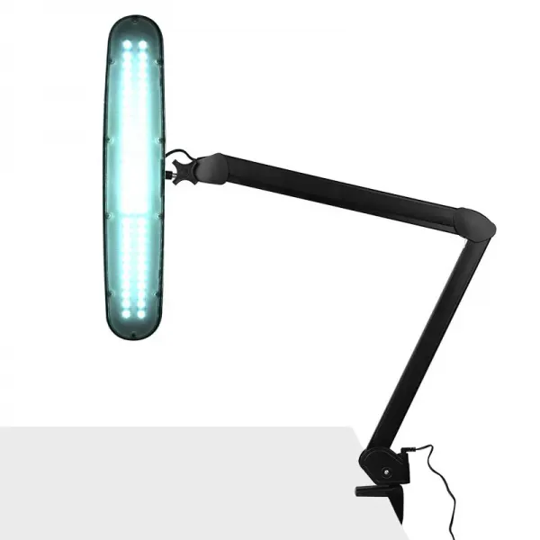 LAMPA WARSZTATOWA LED ELEGANTE 801-S Z IMADEŁKIEM STANDARD BLACK