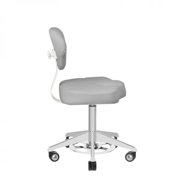 TABORET KOSMETYCZNY AZZURRO 156F BUMP-UP SZARY