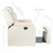 FOTEL SPA DO PEDICURE HILTON KREMOWY