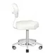 TABORET KOSMETYCZNY AZZURRO 156F BUMP-UP BIAŁY