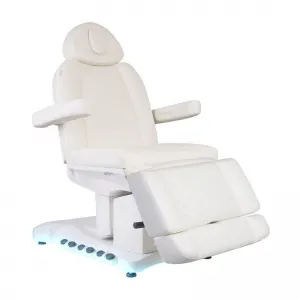 Fotel kosmetyczny elektr. Azzurro 708B Exclusive 4 siln. podgrzewany