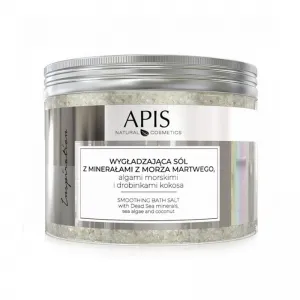 APIS INSPIRATION, WYGŁADZAJĄCA SÓL DO KĄPIELI Z MINERAŁAMI Z MORZA MARTWEGO, ALGAMI MORSKIMI I DROBINKAMI KOKOSA, 650 G