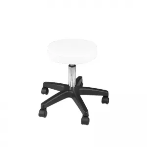 TABORET KOSMETYCZNY AM-004 BIAŁY