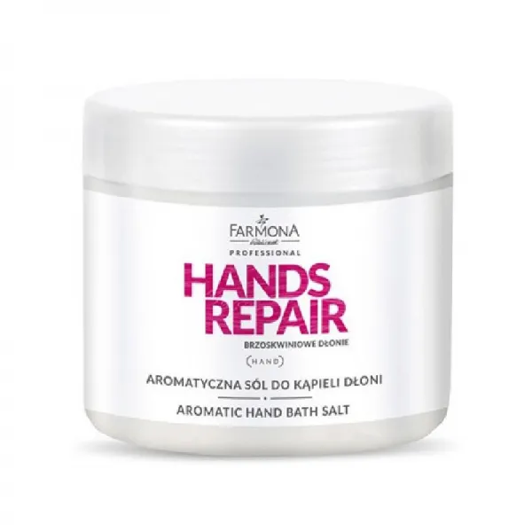 FARMONA HANDS REPAIR Aromatyczna sól do kąpieli dłoni 600g