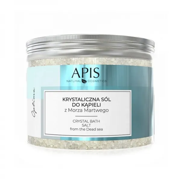 APIS OPTIMA, SÓL KRYSTALICZNA DO KĄPIELI Z MORZA MARTWEGO, 500G