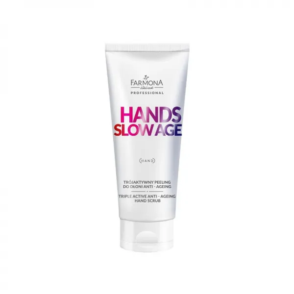 FARMONA HANDS SLOW AGE Trójaktywny peeling do dłoni anti-ageing 200ml