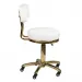 Taboret kosmetyczny Gold AM-961 biały