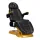 Fotel kosmetyczny elektryczny SILLON Lux Gold 273b 3 silniki czarny