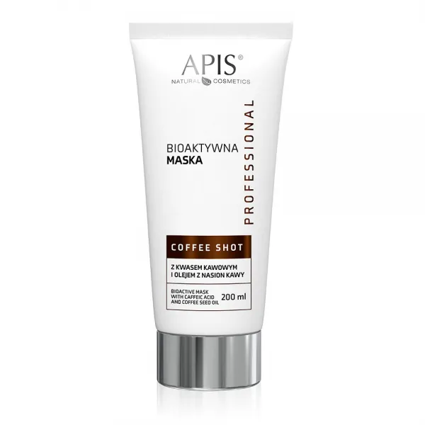Apis coffee shot bioaktywna maska z kwasem kawowym i z olejem z nasion kawy 200 ml