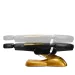 Fotel kosmetyczny elektryczny SILLON Lux Gold 273b 3 silniki czarny