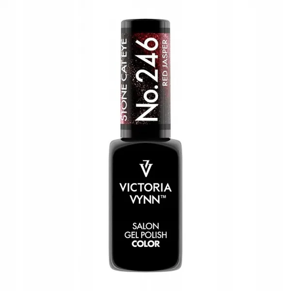 Victoria Vynn Lakier Hybrydowy Nr 46 Cat Eye Red Jasper 8 ml