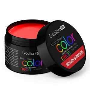EXCELLENT PRO BUILDER GEL ŻEL BUDUJĄCY NEONOWA CZERWIEŃ MULEN & ROUGE 30 g