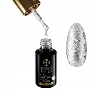 Boska Lakier hybrydowy SILVER RAIN NO 439 6 ML