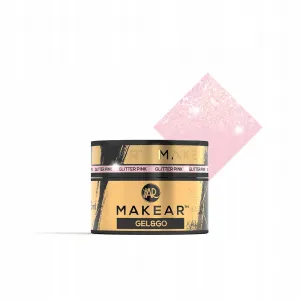 Makear Gel&Go Builder Gel Żel Budujący Glitter Pink GG22 15 ml
