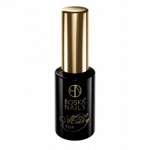 Boska Nails Top Milky Mleczny No Wipe 10 m