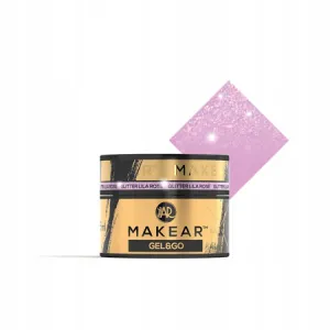 Makear Gel&Go Builder Gel Żel Budujący Glitter Lila Rose GG24 15 ml