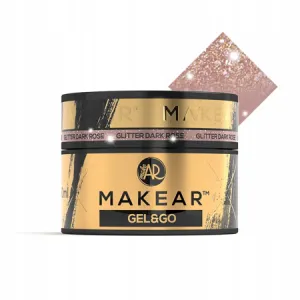 Makear Gel&Go Builder Gel Żel Budujący Glitter Dark Rose GG27 50 ml