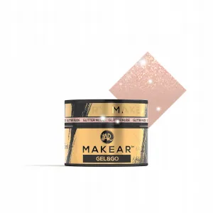 Makear Gel&Go Builder Gel Żel Budujący Glitter Nude GG26 15 ml