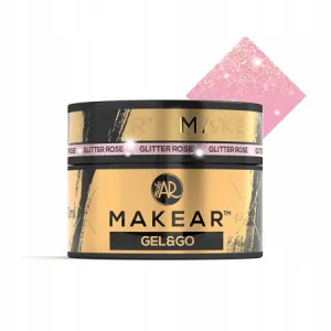 Makear Gel&Go Builder Gel Żel Budujący Glitter Rose GG23 50 ml