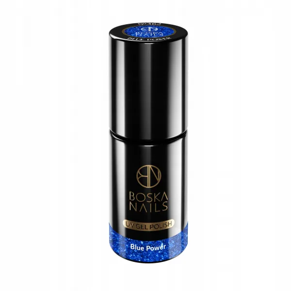 Boska Nails Divine 362 blue power 6 ml lakier hybrydowy