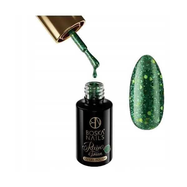 Boska Lakier hybrydowy GREEN RAIN NO 437 6 ML
