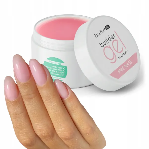 EXCELLENT PRO BUILDER GEL ECONOMIC - ŻEL BUDUJĄCY - PINK MASK 50 g