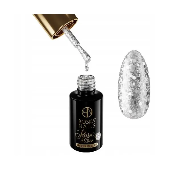 Boska Lakier hybrydowy SILVER RAIN NO 439 6 ML