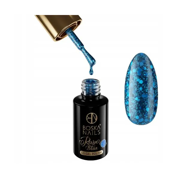 Boska Lakier hybrydowy lakier hybrydowy BLUE RAIN NO 435