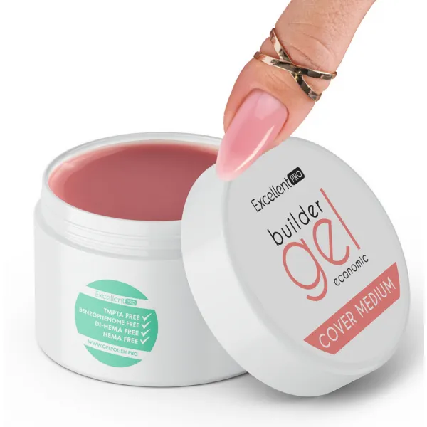 EXCELLENT PRO BUILDER GEL ECONOMIC ŻEL BUDUJĄCY COVER MEDIUM 50 g