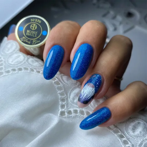 Boska Nails Lakier Hybrydowy 370 BFlash Blue 6ml