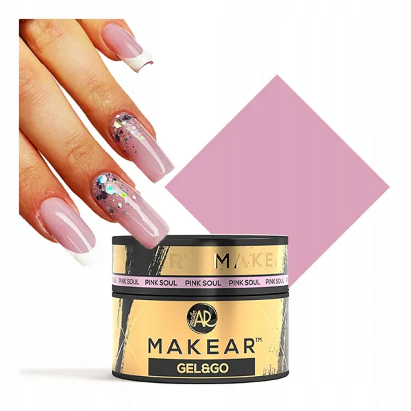 Makear Gel&Go Builder Gel Żel Budujący Pink Soul GG09 15 ml