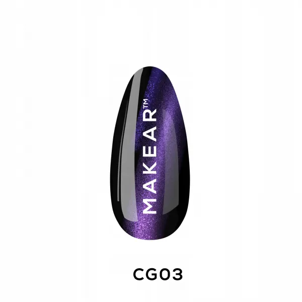 Makear Lakier Hybrydowy Cat Eye Galaxy GC03 8 ml
