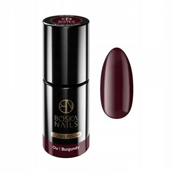 Boska Nails Divine 306 ou! burgundy 6 ml lakier hybrydowy