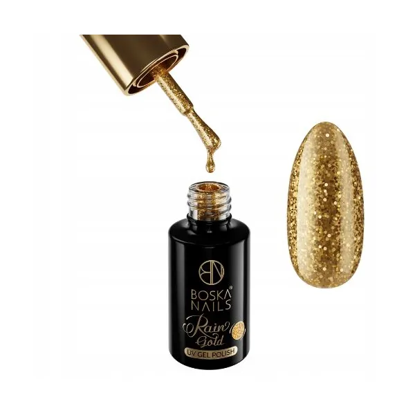 Boska Lakier hybrydowy lakier hybrydowy GOLD RAIN NO 434 6 ML