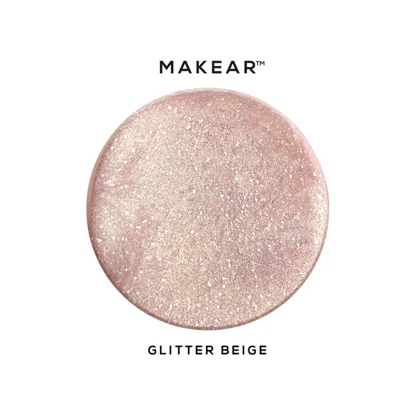 Makear Gel&Go Builder Gel Żel Budujący Glitter Beige GG25 15 ml