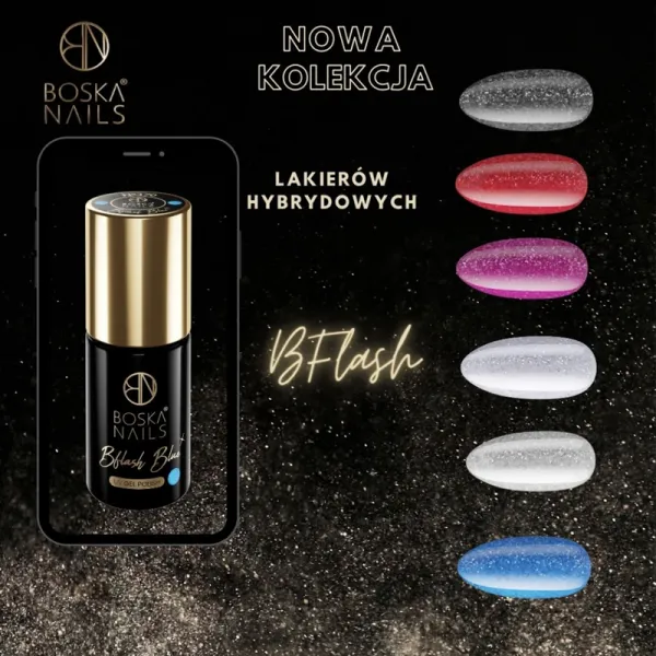 Boska Nails Lakier hybrydowy 6ml BFlash Green 393