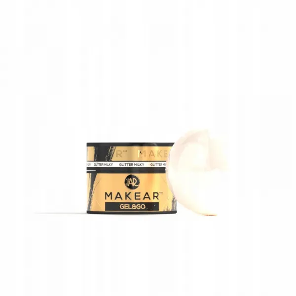 Makear Gel&Go Builder Gel Żel Budujący Glitter Milky GG20 15 ml