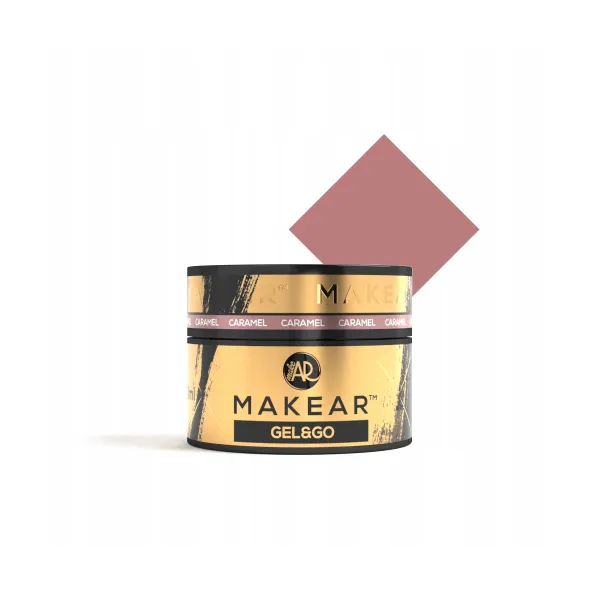 Makear Gel&Go Builder Gel Żel Budujący Caramel GG01 15 ml