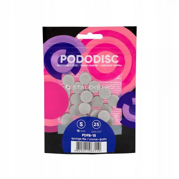 Staleks Pododisc Nakładki Gąbki S 25 szt
