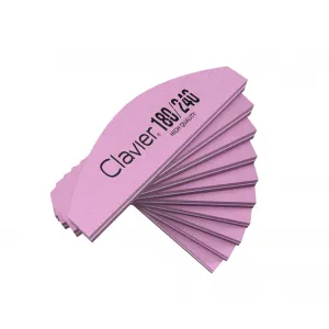 Clavier Mini Buffer Łódka 180/240 Różowe 10 szt