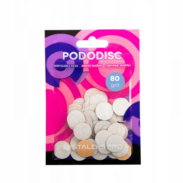 Staleks pododisc nakładki BIALE S 80 GRIT 50 szt.