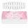 Em nail LUXURY Tipsy tunelowe proste clear 504 szt