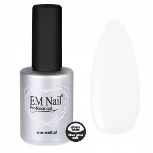 Em nail Fiber Glass Glossy White 15 ml