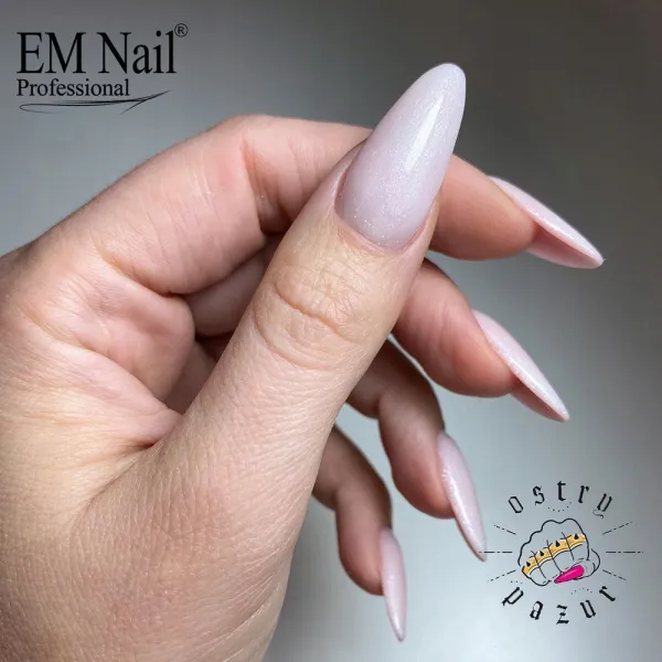 Em nail Fiber Glass Glossy White 15 ml