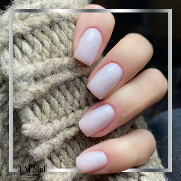 Em nail Fiber Glass Glossy White 15 ml